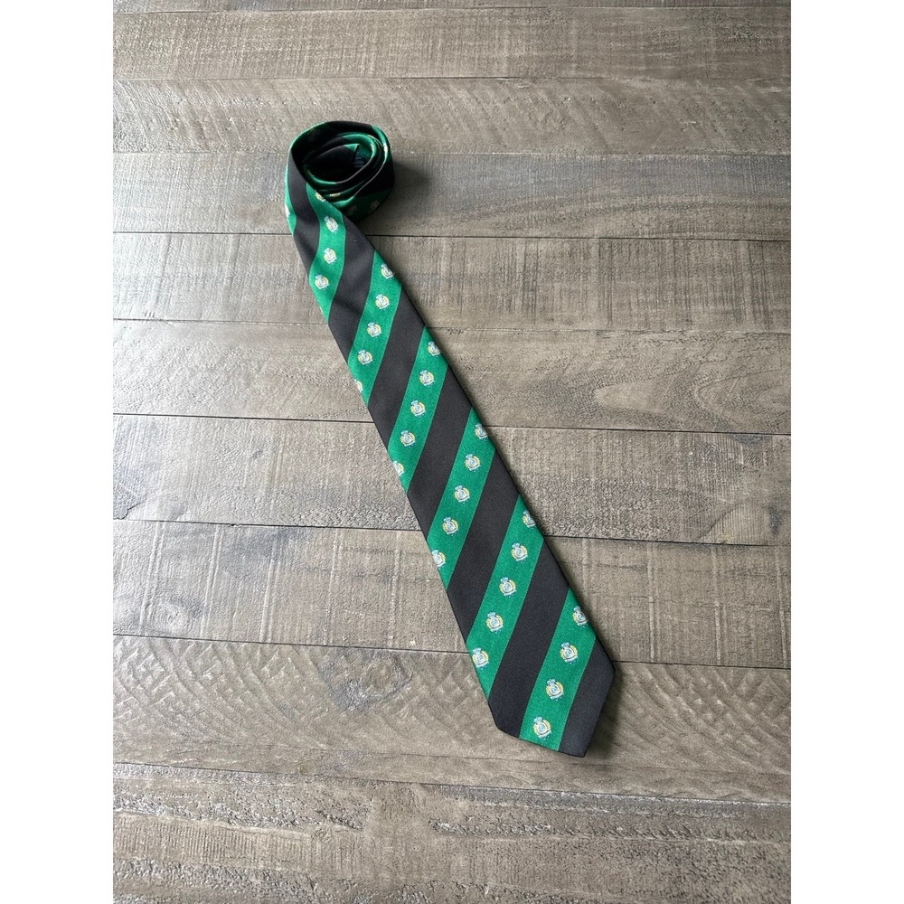 Striebnig Vienna The Crest Embodied Black Green Necktie